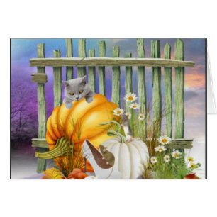 Cartão Calçado branco perdido no sistema de abóbora