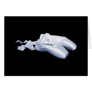 Cartão Calçados Balés azuis