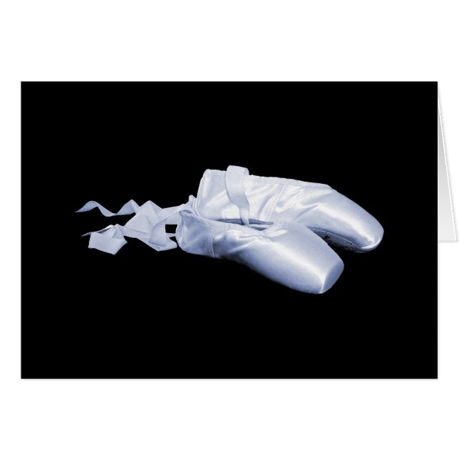 Cartão Calçados Balés azuis (Frente Horizontal)