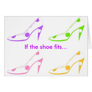 Cartão Calçados Cute High Heel