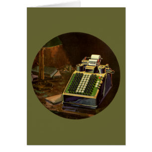 Cartão Calculadora Contábil Comptometer Vintage