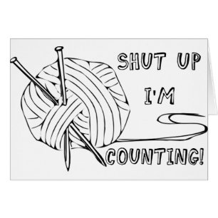 Cartão Cale-se, estou contando