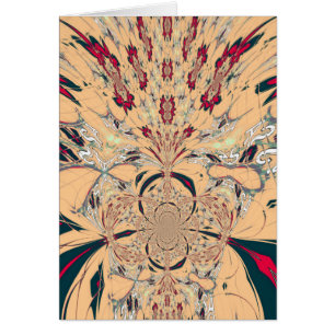 Cartão Caleidoscópio Africano Vibrante: Uma Delícia de Pe