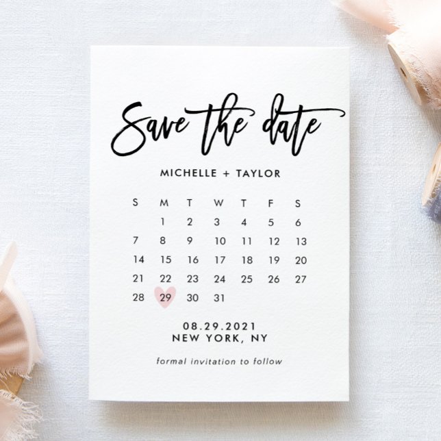 Cartão Calendário Salve a Data (Criador carregado)