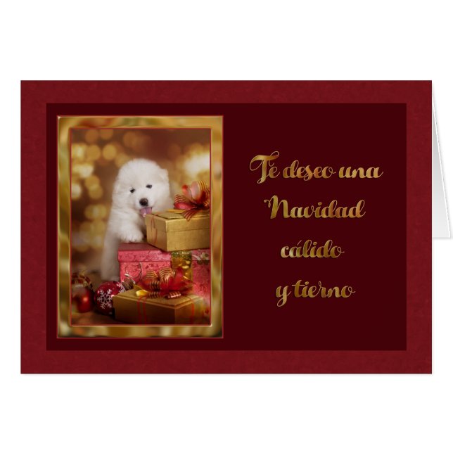 Cartão Calido Navidad (Frente Horizontal)