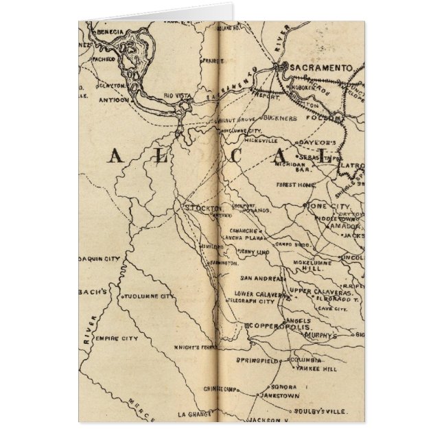 Cartão Califórnia Central (Frente)