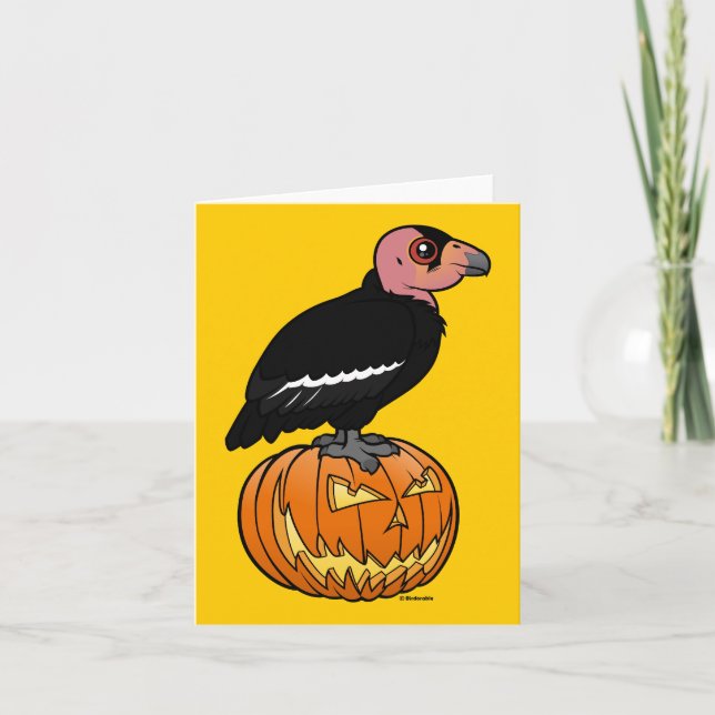 Cartão California Condor Halloween (Frente)
