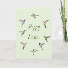 Cartão California Hummingbirds Happy Easter