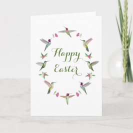 Cartão California Hummingbirds Happy Easter