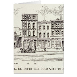 Cartão California South side Webb e Kearny