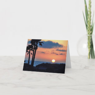Cartão California Sunset at Oxnard Beach....Relax & Enjoy