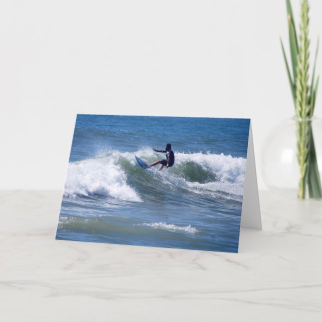 Cartão California Surfer Greeting Card (Frente)