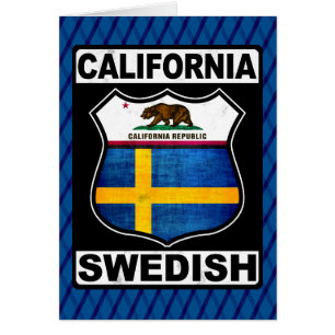 Cartão California Swedish American Card
