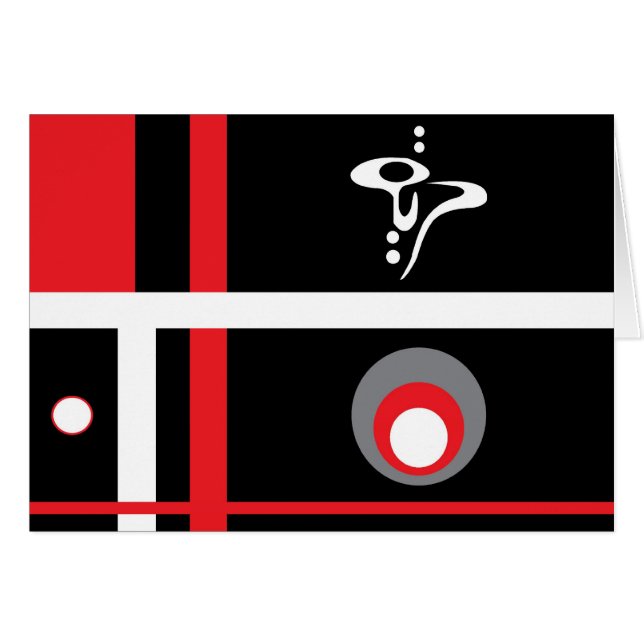 Cartão caligrafia árabe de liberdade (Frente Horizontal)