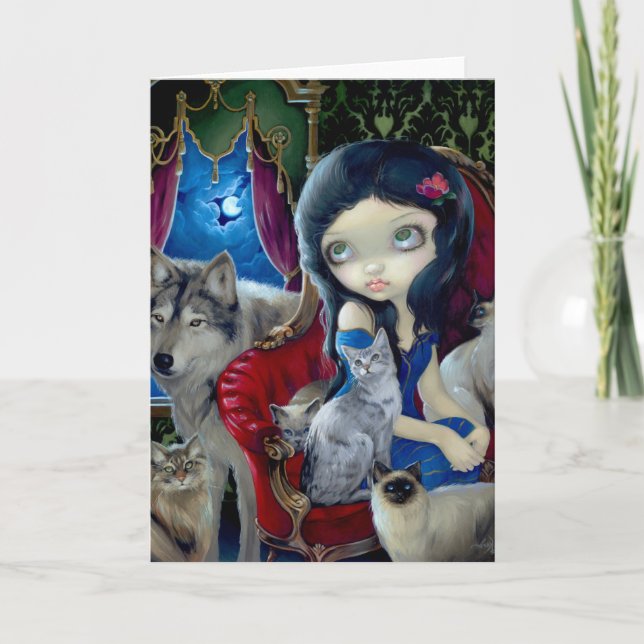 Cartão "Call of the Night" Greeting Card (Frente)