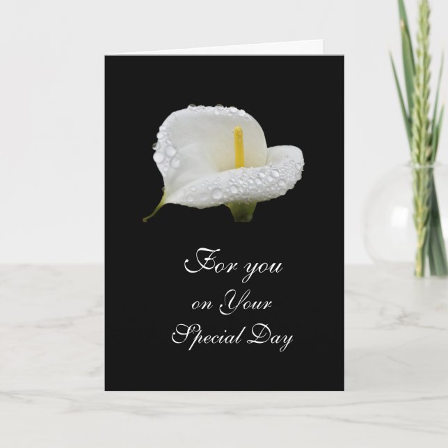 Cartão Calla Lilly: Special Day (Frente)