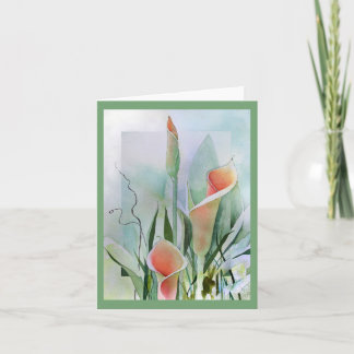 Cartão Calla Lily Blank Notecards