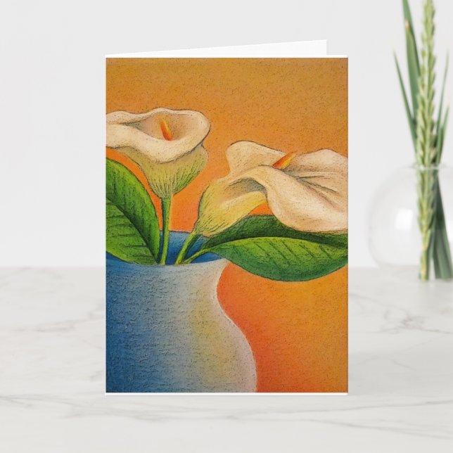 Cartão Calla Lily Greeting card (Frente)