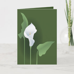 Cartão Calla Lily Greeting Card