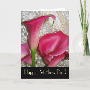 Cartão Calla Lily Mothers Day Card