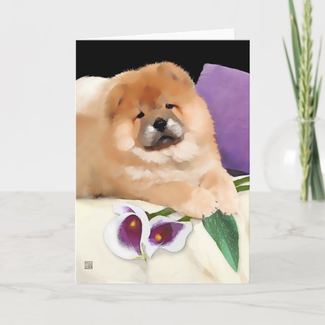 Cartão CALLIE heARTdog chow (Frente)