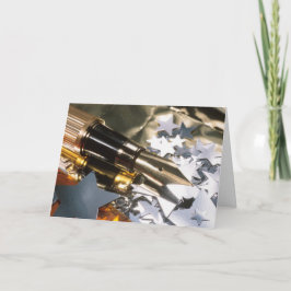 Cartão Calligraphy Pen and Stars Gradution Card