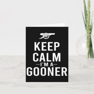 Cartão Calma, sou um Gooner Jersey