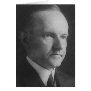 Cartão Calvin Coolidge 30