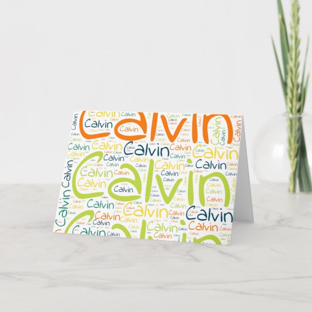 Cartão Calvino (Frente)