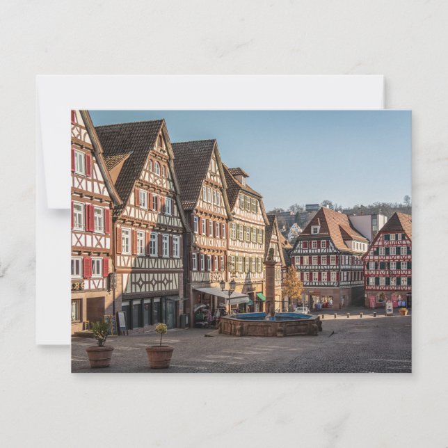 Cartão Calw Schwarzwald (Frente)