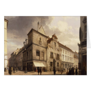 Cartão Câmara municipal velha de Berlim, 1867
