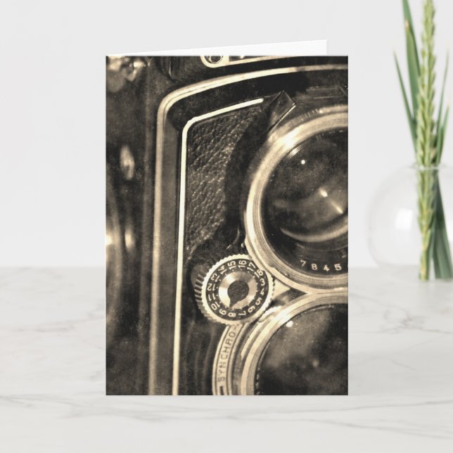 Cartão Câmara Rolleiflex (Frente)