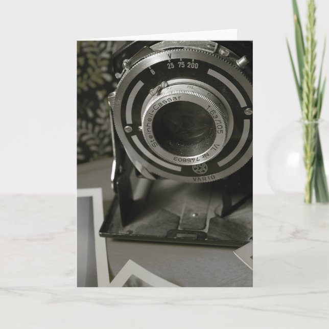 Cartão Câmara Vintage (Frente)