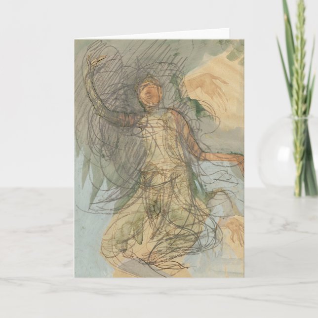 Cartão Cambodian Dancer (Frente)