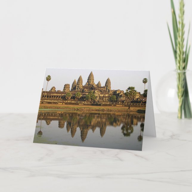 Cartão Camboja | Placa personalizada de foto de Viagem An (Frente)