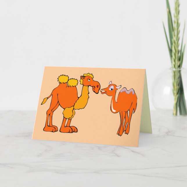 Cartão camel design greeting card (Frente)