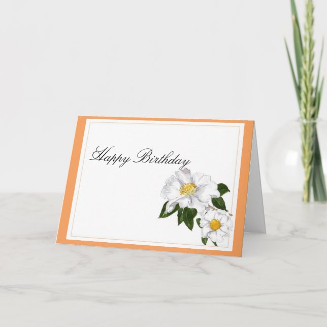 Cartão Camélia (Frente)