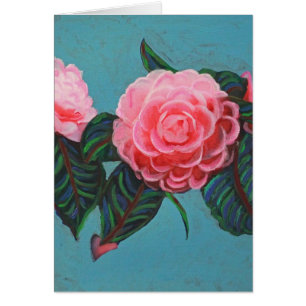 Cartão Camellia Japonica Sky