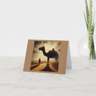 Cartão Camelo 2 de carne de aves espirituosas