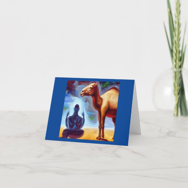 Cartão Camelo 3 da Spirit Animal Camel (Frente)