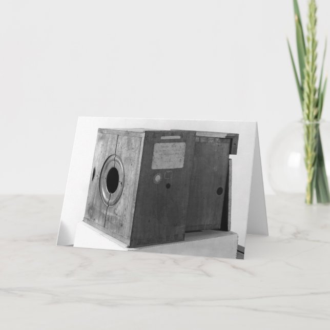 Cartão Camera of Joseph Nicephore Niepce, c.1816-22 (Frente)