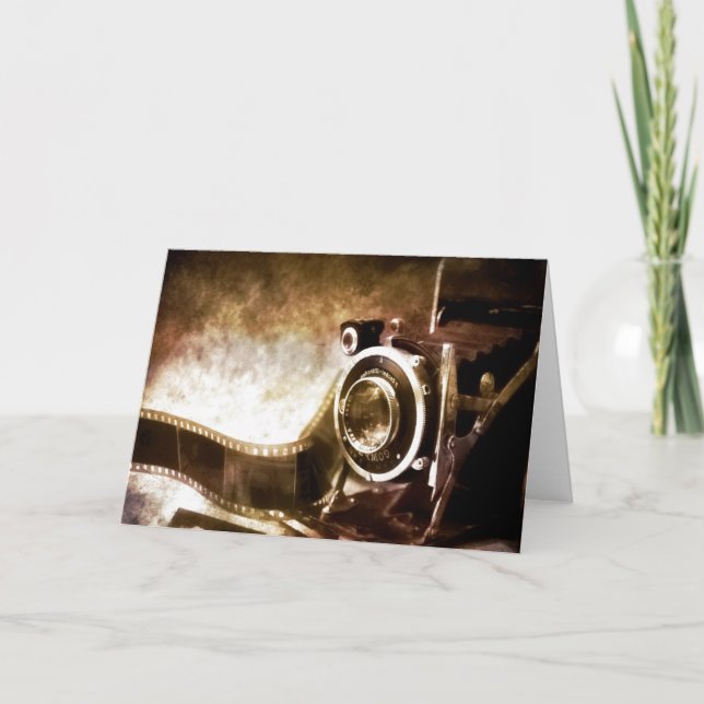 Cartão câmera vintage (Frente)