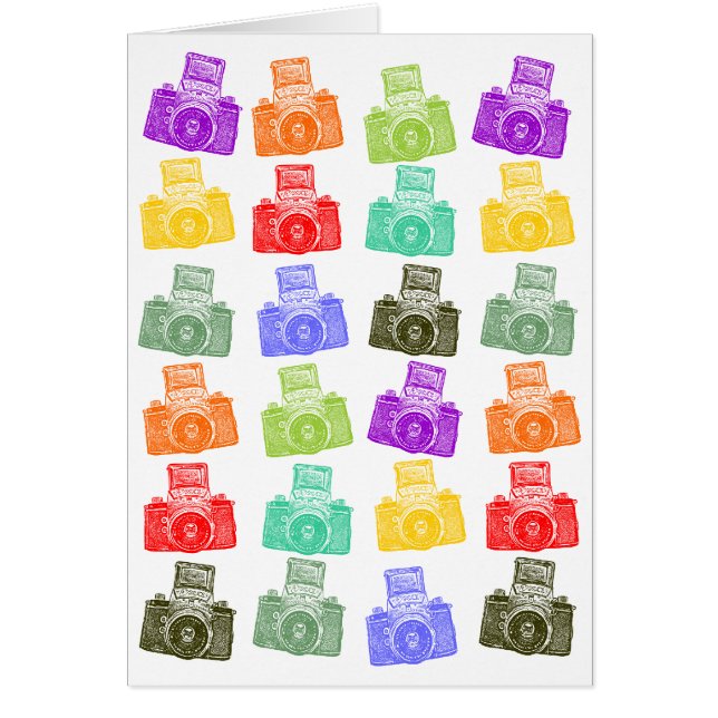 Cartão Câmeras coloridas (Frente)