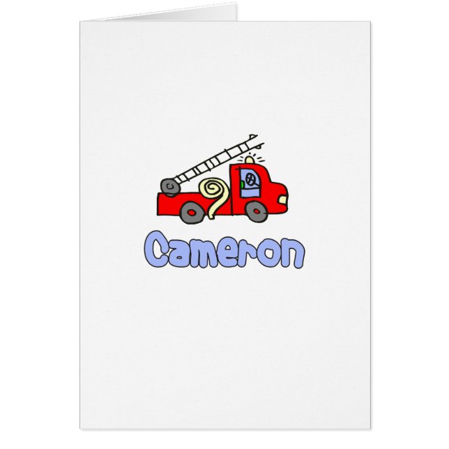 Cartão Cameron (Frente)