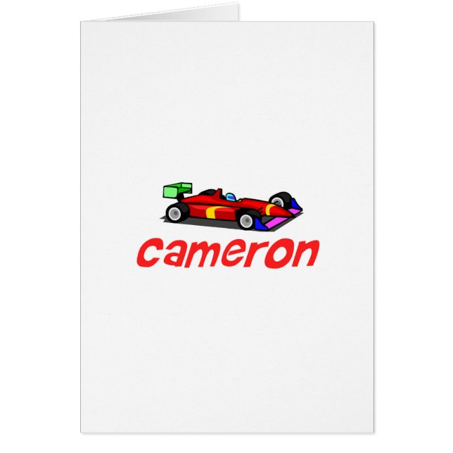 Cartão Cameron (Frente)