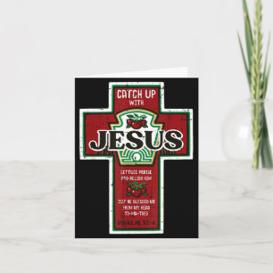 Cartão Caminhada Cristã Com O Senhor Engraçado Chup Homen