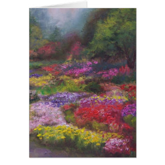 Cartão Caminhada da flor