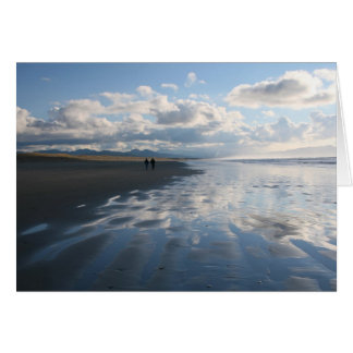 Cartão Caminhada da praia