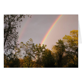 Cartão Caminhada do arco-íris mim