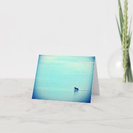 Cartão Caminhando em placas de água